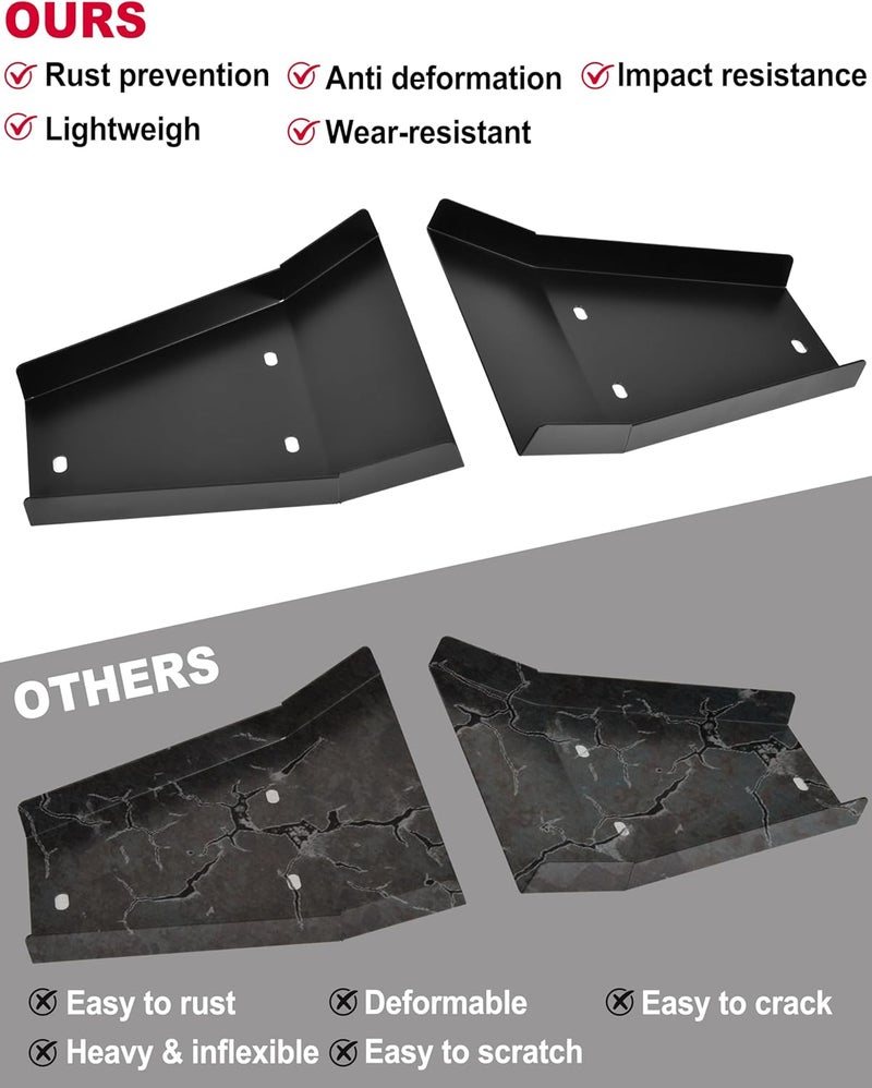 POKIAUTO A Arm Skid Plate for Yamaha Raptor 700 700R, Front Heavy-Duty Aluminum A-Arm Guards Arms Protector for Yamaha Raptor YFM 700 700R 2006-2025 Accessories (2PCS) - Image 5